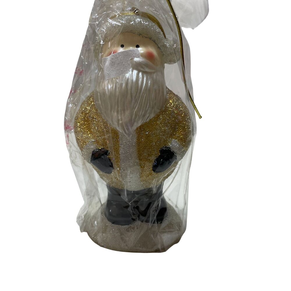 Pottery Barn Vintage Santa Claus‎ Candle NEW 6" Tall